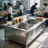 蚌埠不銹鋼食堂水池_蚌埠不銹鋼水池_蚌埠新躍勝金屬制品